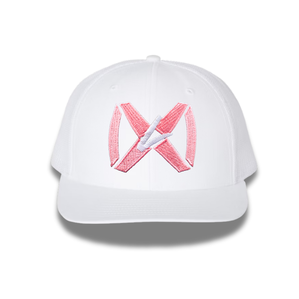 White/White R112 - Pink Collar