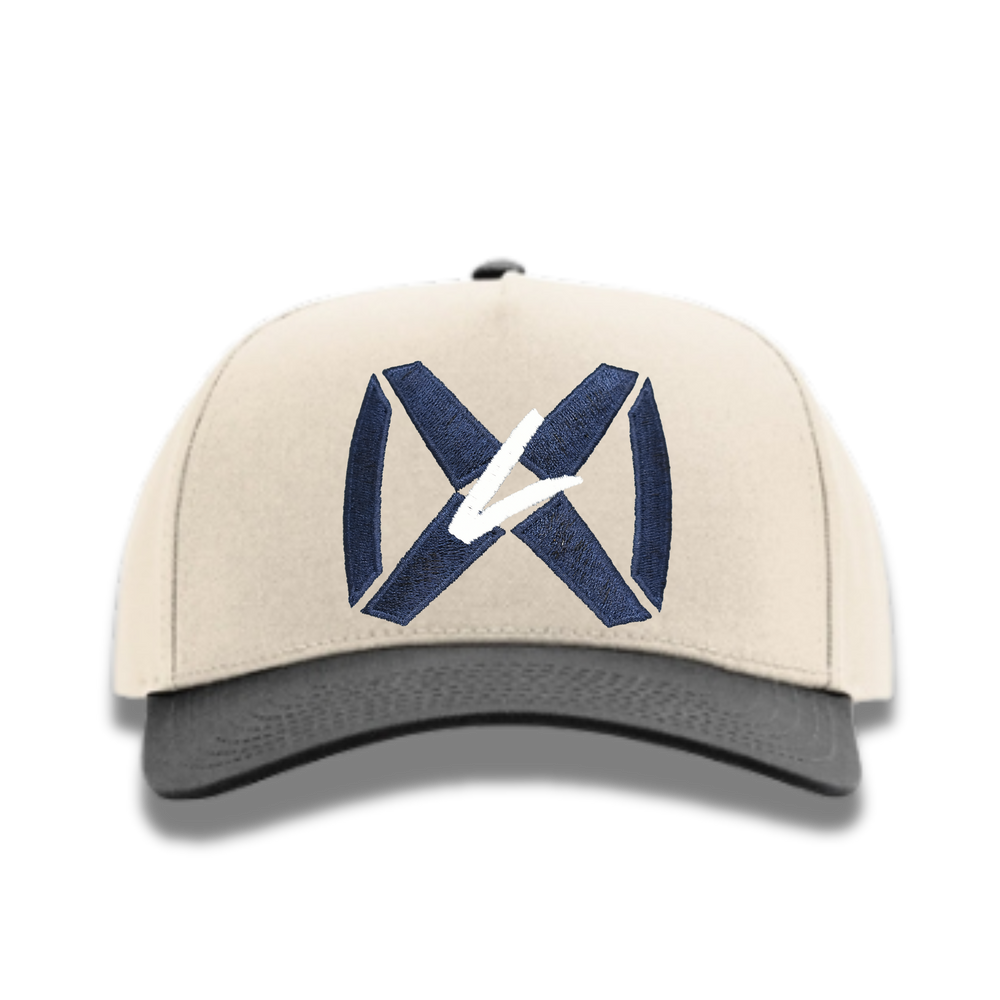 Fabric 5 Panel Cream/Black - Blue Collar