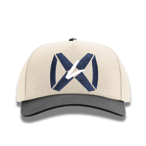 Fabric 5 Panel Cream/Black - Blue Collar