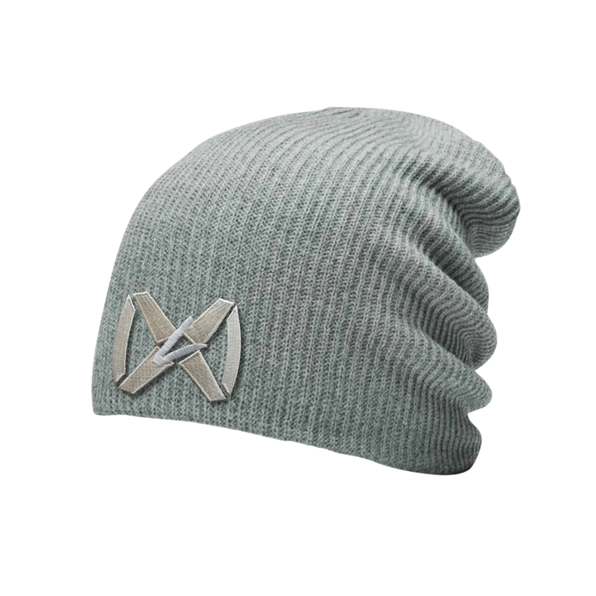 Heather Gray Beanie - Gold Collar