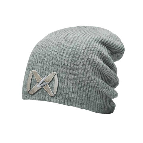 Heather Gray Beanie - Gold Collar